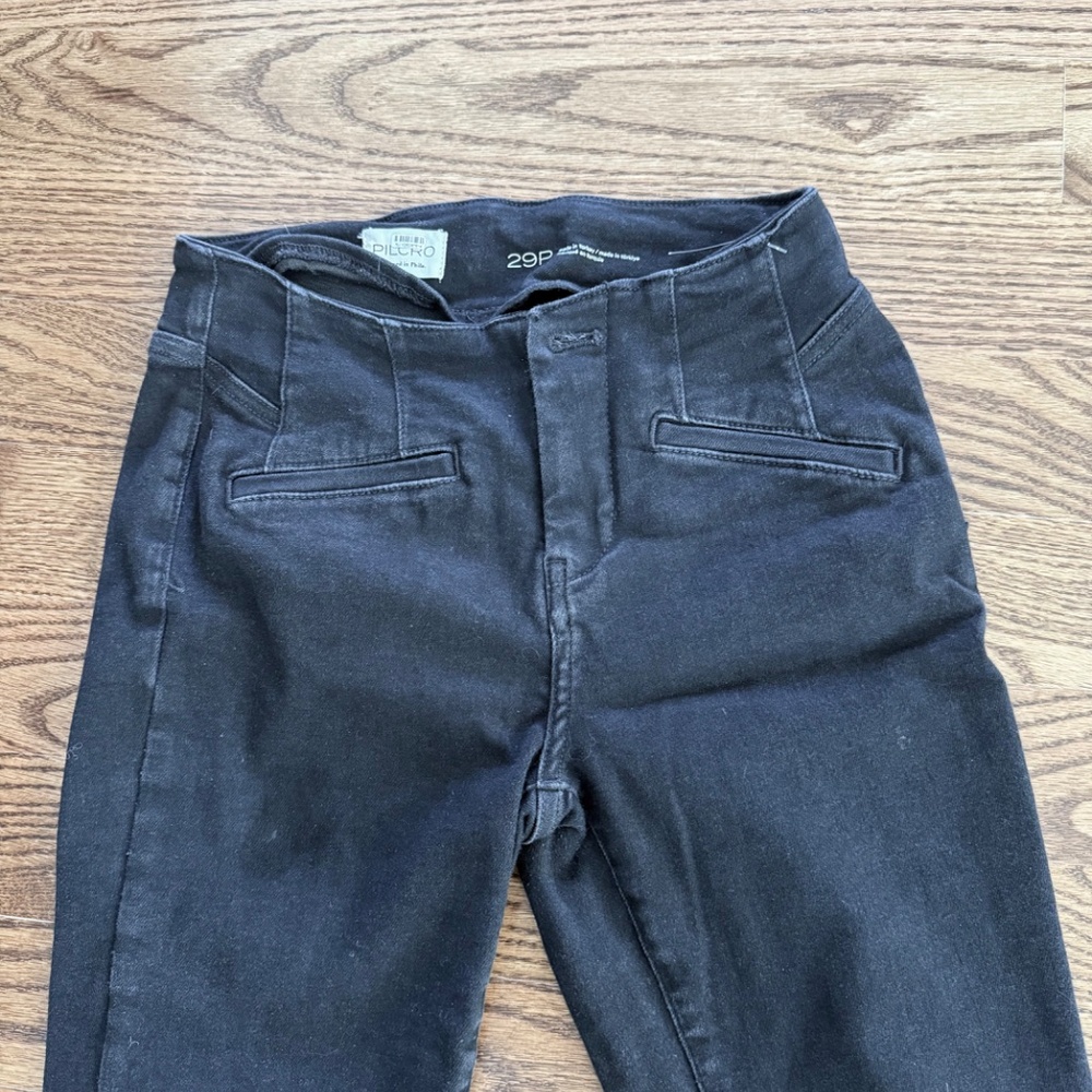 Pilcro and the Letterpress Black High Rise Skinny Jeans Size‎ 29P